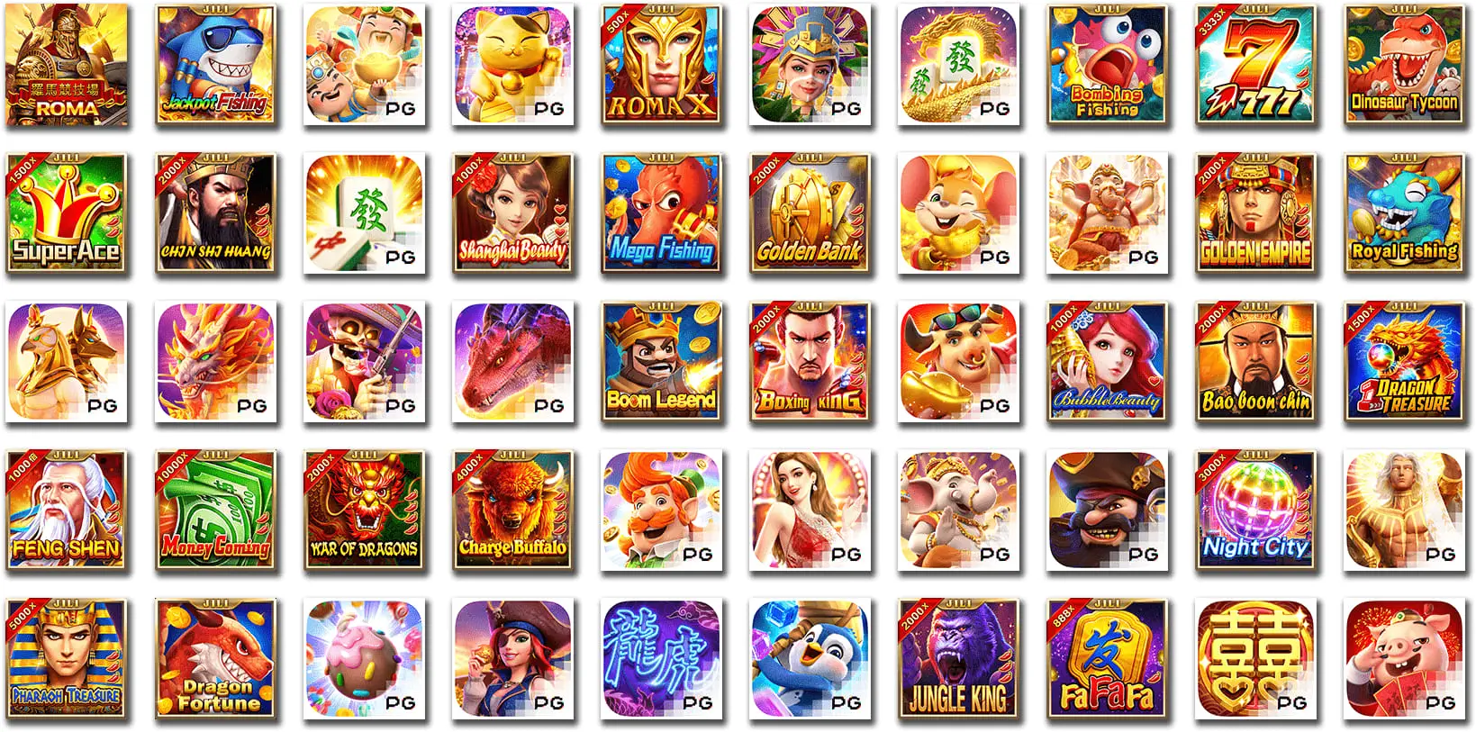 KINGJL online slots showcase for casino gaming